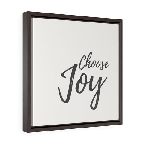 Choose Joy (off-white) -  Framed Gallery Wrap Canvas