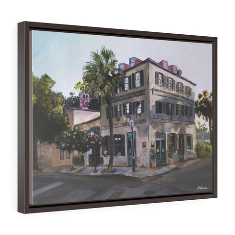 9 Queen Street (by Brent Grenda) - Framed Premium Gallery Wrap Canvas
