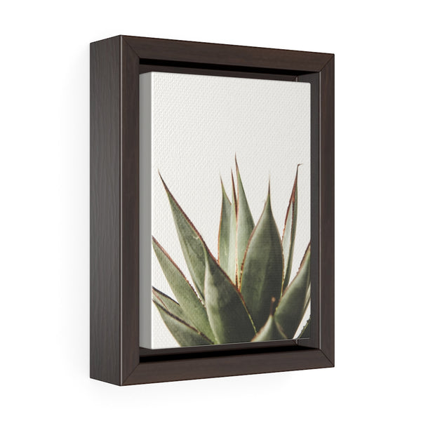 Succulent 1 - Framed Gallery Wrap Canvas