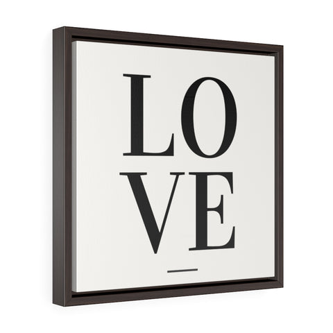 L O V E - Framed Gallery Wrap Canvas