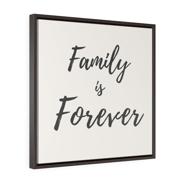 Family is Forever - Framed Gallery Wrap Canvas