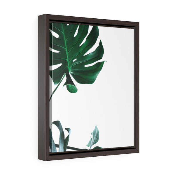 Monstera Leaf - Framed Gallery Wrap Canvas