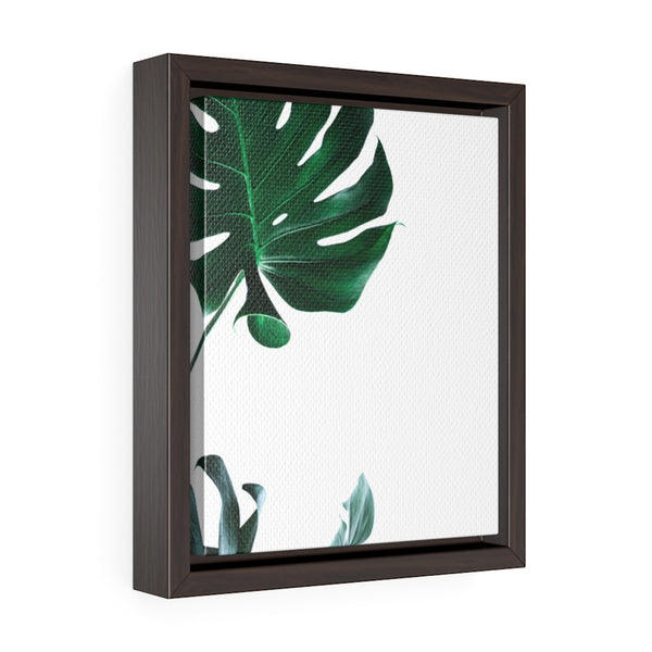 Monstera Leaf - Framed Gallery Wrap Canvas