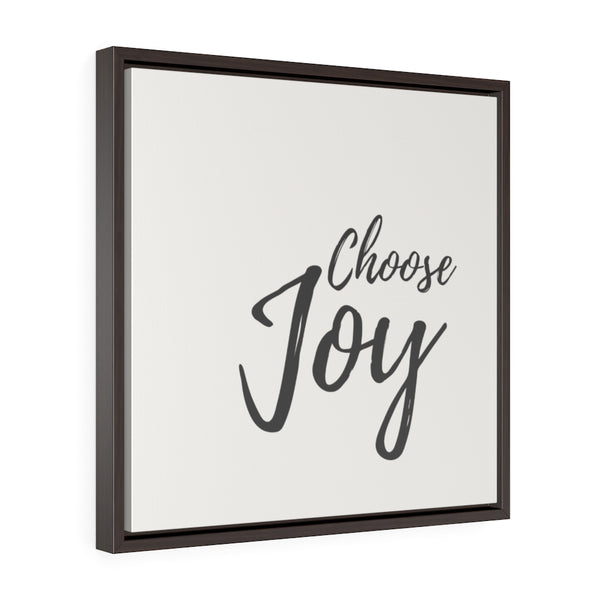 Choose Joy (off-white) -  Framed Gallery Wrap Canvas