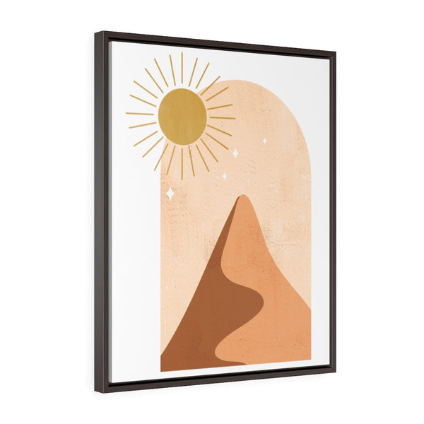 Bohemian Sun - Framed Gallery Wrap Canvas (Portrait)