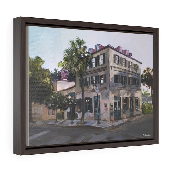 9 Queen Street (by Brent Grenda) - Framed Premium Gallery Wrap Canvas