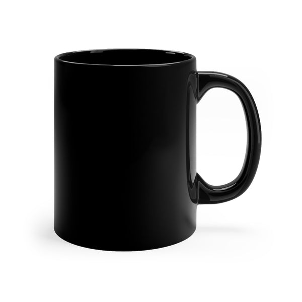 I have measured out my life with coffee spoons  - 11oz Black Mug (T.S. Eliot quote)