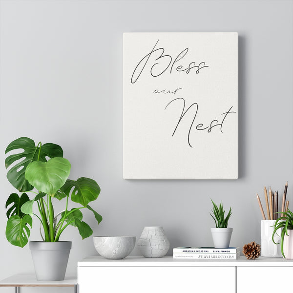 Bless our Nest - Gallery Wrap Canvas