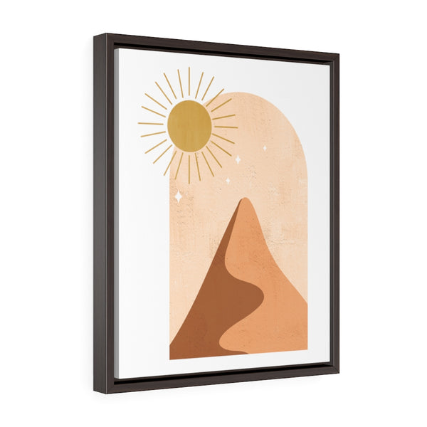 Bohemian Sun - Framed Gallery Wrap Canvas (Portrait)