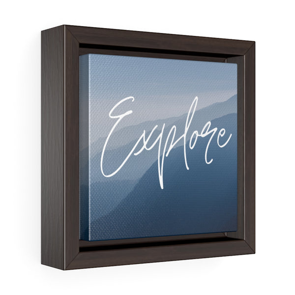 Explore -  Framed Gallery Wrap Canvas