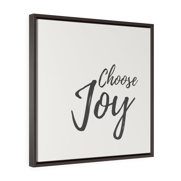 Choose Joy (off-white) -  Framed Gallery Wrap Canvas