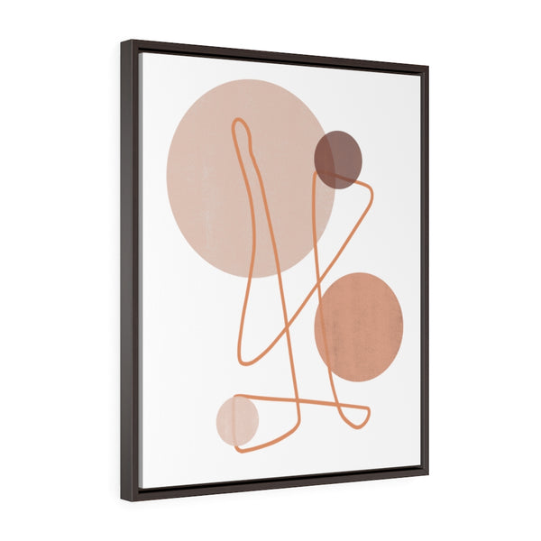 The Connection - Framed Gallery Wrap Canvas (Portrait)