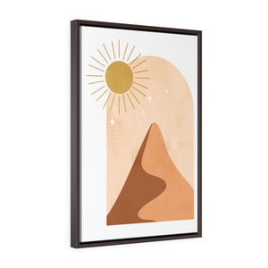 Bohemian Sun - Framed Gallery Wrap Canvas (Portrait)