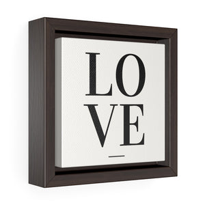 L-O-V-E - Framed Premium Gallery Wrap Canvas