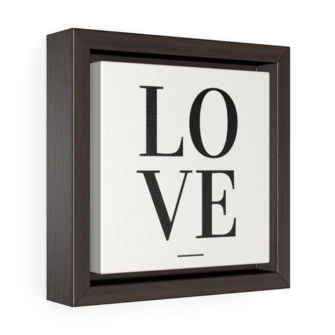 L-O-V-E - Framed Premium Gallery Wrap Canvas