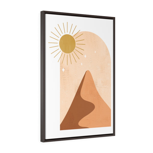 Bohemian Sun - Framed Gallery Wrap Canvas (Portrait)