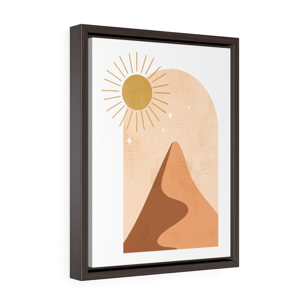 Bohemian Sun - Framed Gallery Wrap Canvas (Portrait)