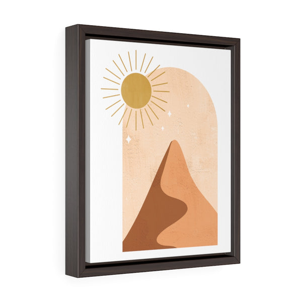 Bohemian Sun - Framed Gallery Wrap Canvas (Portrait)