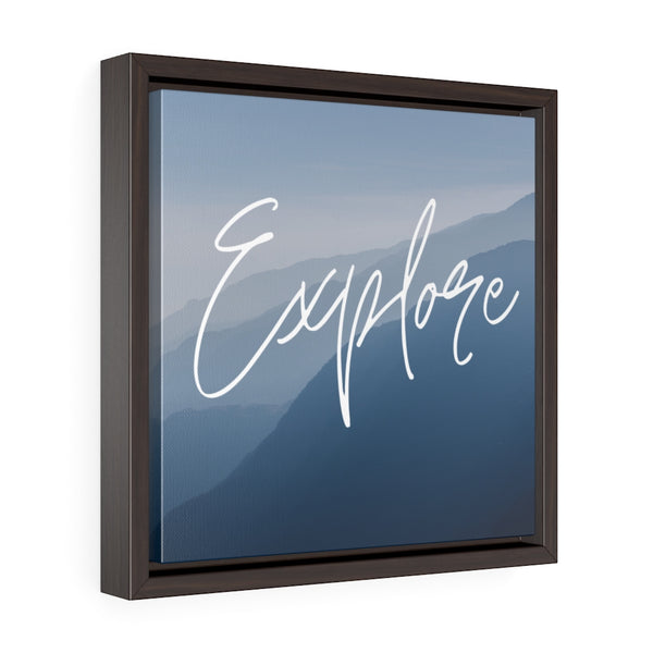 Explore -  Framed Gallery Wrap Canvas