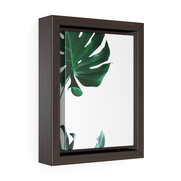 Monstera Leaf - Framed Gallery Wrap Canvas