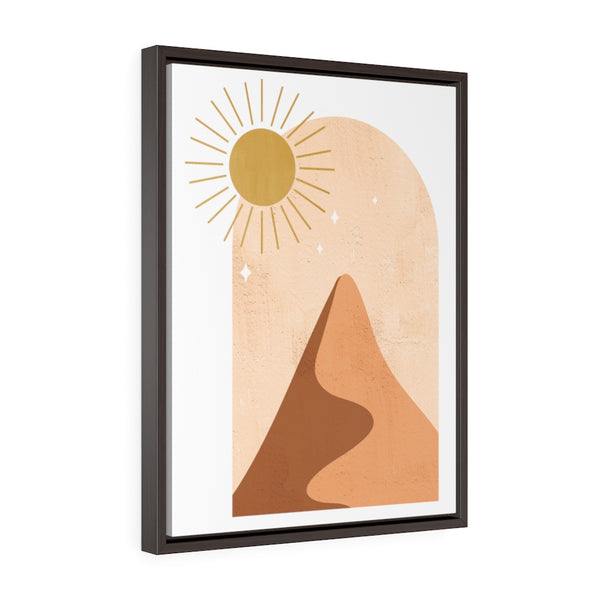 Bohemian Sun - Framed Gallery Wrap Canvas (Portrait)