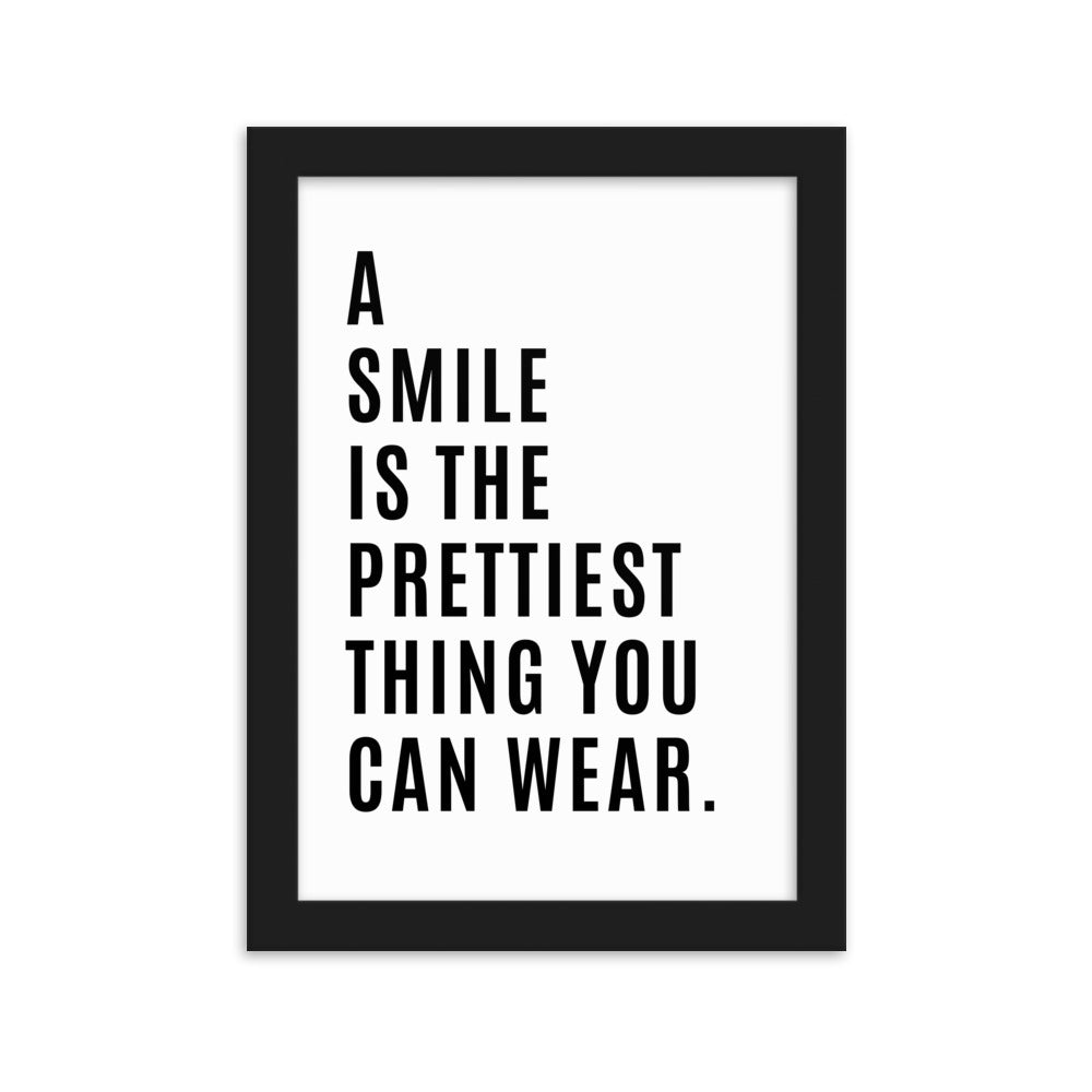 A Smile is the Prettiest Thing