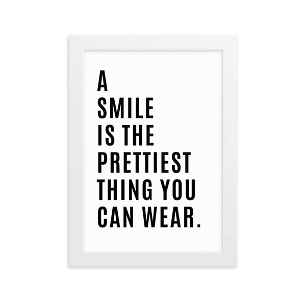 A Smile is the Prettiest Thing